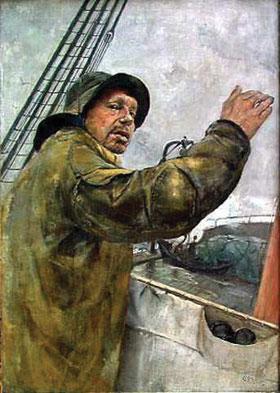 Christian Krohg Babord litt china oil painting image